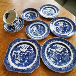 Johnson Bros. Of ENGLAND WILLOW Dishes