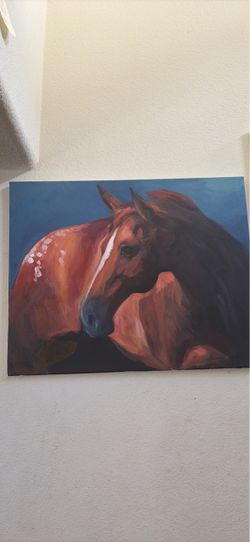Original acrylic paining of horse