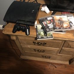 Ps3 Console And Controller, Games 