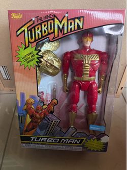 Funko Talking TURBO MAN 13.5" Action Figure 2021 Exclusive NEW in BOX! SEALED!