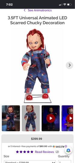 Animated chucky 3.5ft