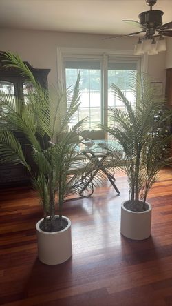 Artificial palm trees 2x