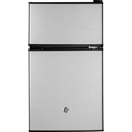 GE Appliance 3.1 Cu. Ft. Double Door Compact Refrigerator