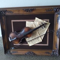 Violin Wall Art Beautiful Frame