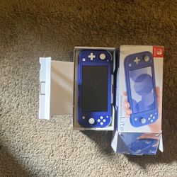 Nintendo switch light blue
