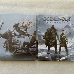 God Of War Ragnarok Custom made Steelbook/SteelUp Case PS4/PS5 (No Game)New
