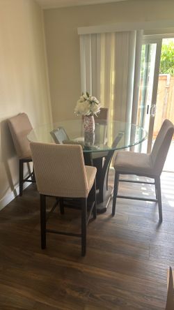 Glass Dining room set
