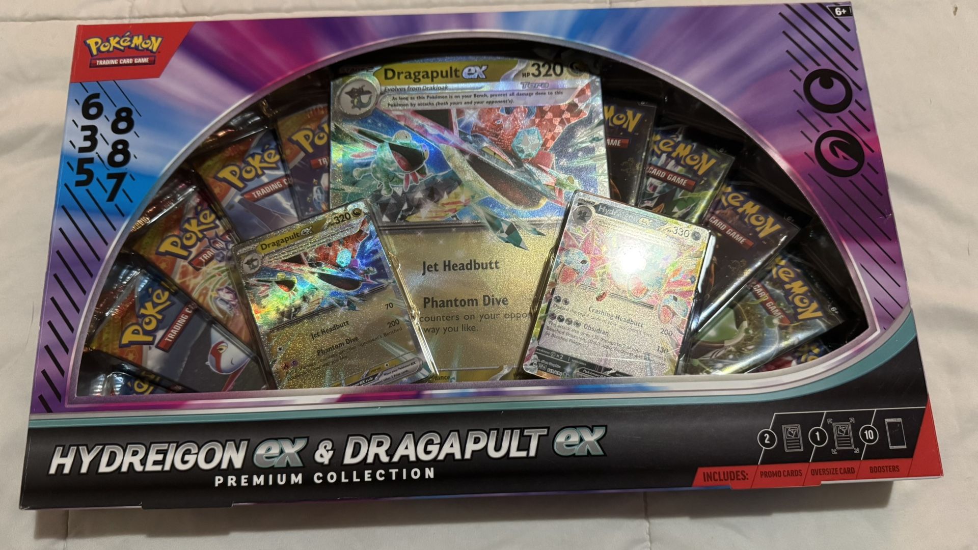 Pokemon Hydreigon ex & Dragapult ex Premium Collection