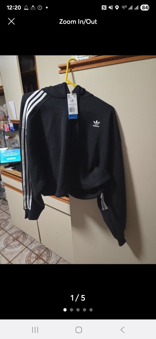 adidas Originals Women's Adicolor Classics Cropped Hoodie