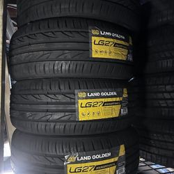 SET OF FOUR NEW TIRES 205/50ZR17 LANDGOLDEN INCLUDING MOUNT AND BALANCE , ASK ME FOR SIZES AND BRANDS 