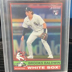 Brooks Baldwin Heritage Black Border #/76
