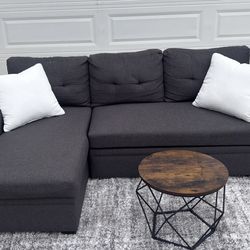 Sectional modular sofa with chaise