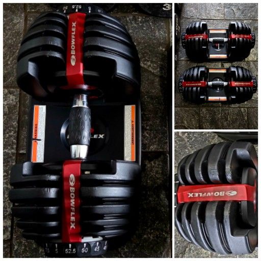 BOWFLEX DUMBBELLS 552 ADJUSTABLE DUMBBELL SELECTTECH WEIGHTS
