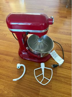 KitchenAid Stand Mixer + Attachments – Like New (Used Once!)