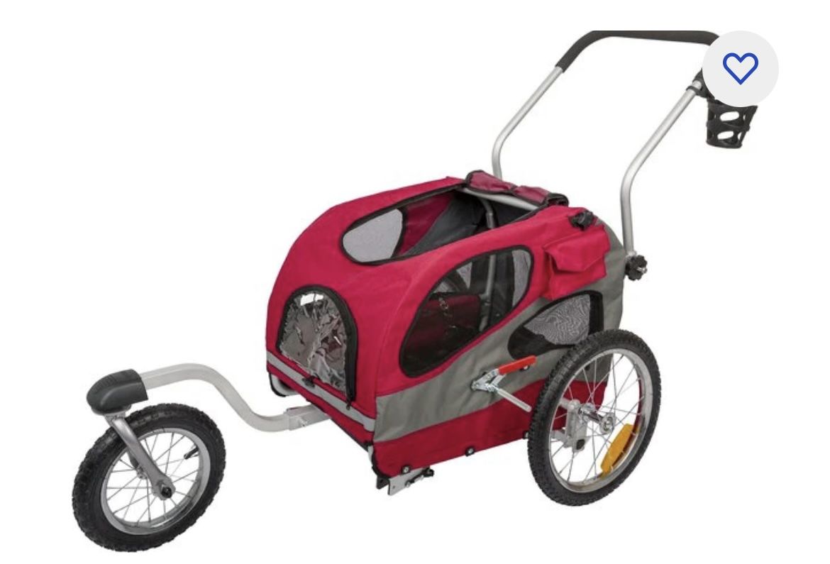 Solvit Pet Stroller & Bike Trailer (2 In 1 With Conversion Kit)