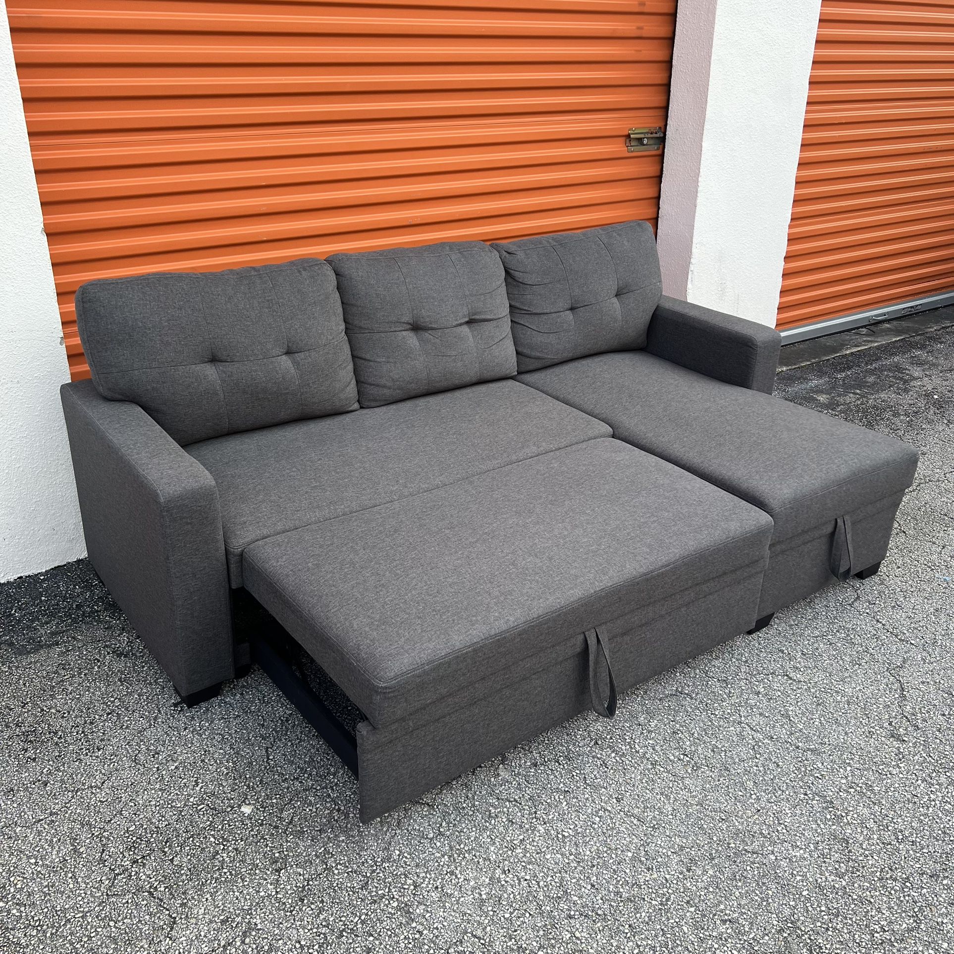 Reversible Sectional Sofa Bed Sleeper π SAME DAY DELIVERY