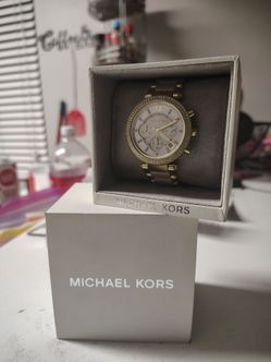 Michael Kors Gold-Tone Chronograph Watch
