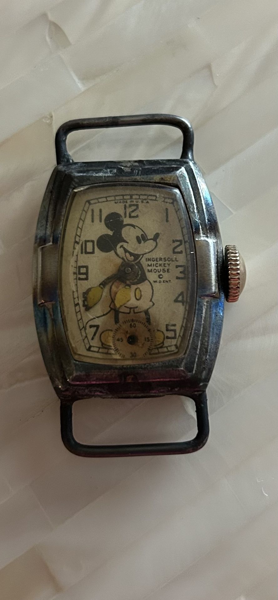 Antique Original Ingersoll Mickey Mouse Watch/1930’s/As Is