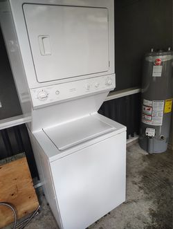 Stackable washer and dryer