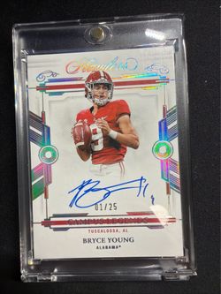 Bryce Young RC 2022 Panini Flawless Auto 1/25 On Card Rookie Autograph SSP