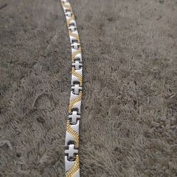 Gold& sliver stainless steel bracket