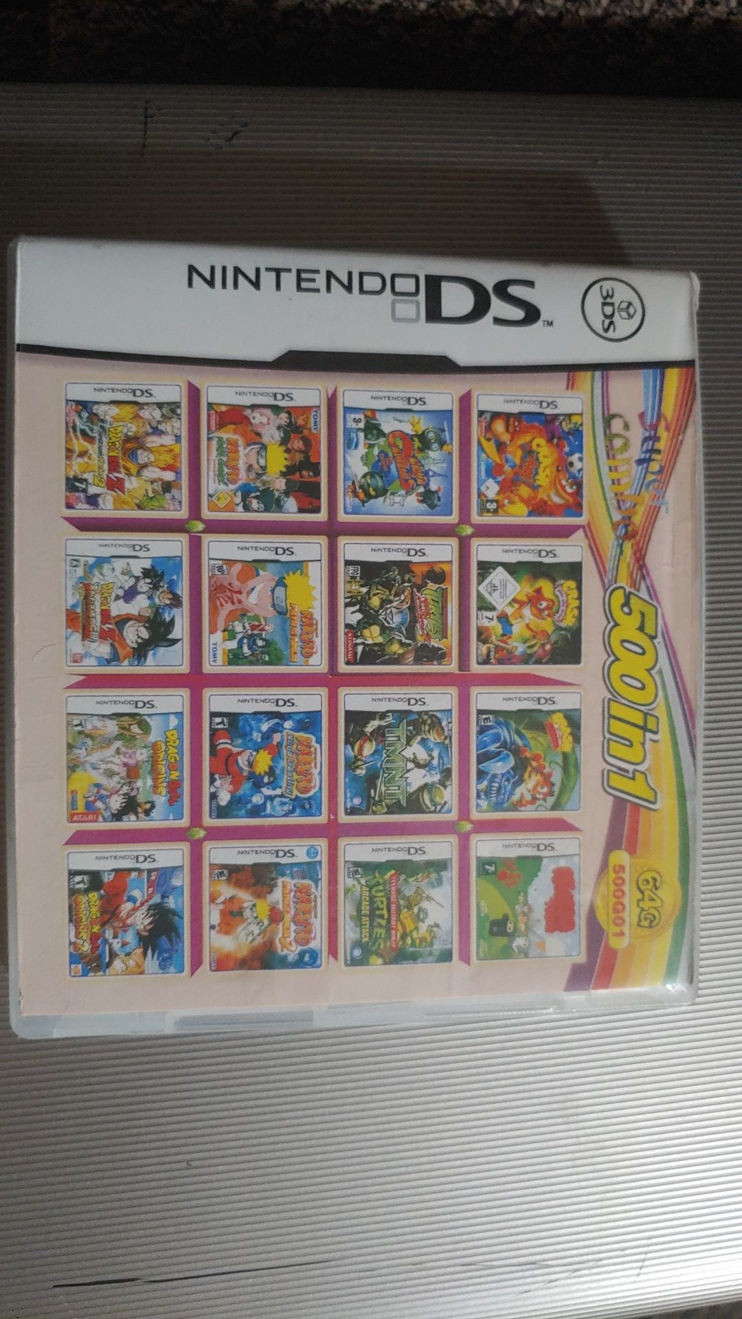 500 in 1 ds, games