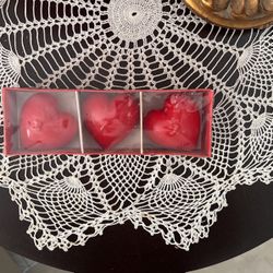 Heart Candles Velas Corazones Valentine 