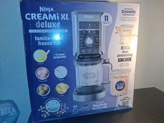 Ninja   CREAMi XL Deluxe  11 and 1 ice cream maker