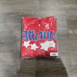 Red Atlanta Sp5der Hoodie 
