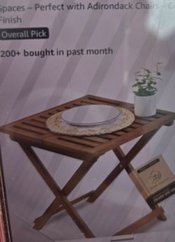 wood folding table