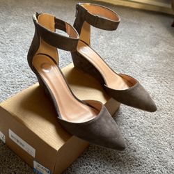 Cute Strappy Low Heel Flats - $10