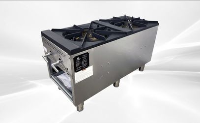 NSF Stock Pot Range 2 Burner NG 240000 BTU BH-2