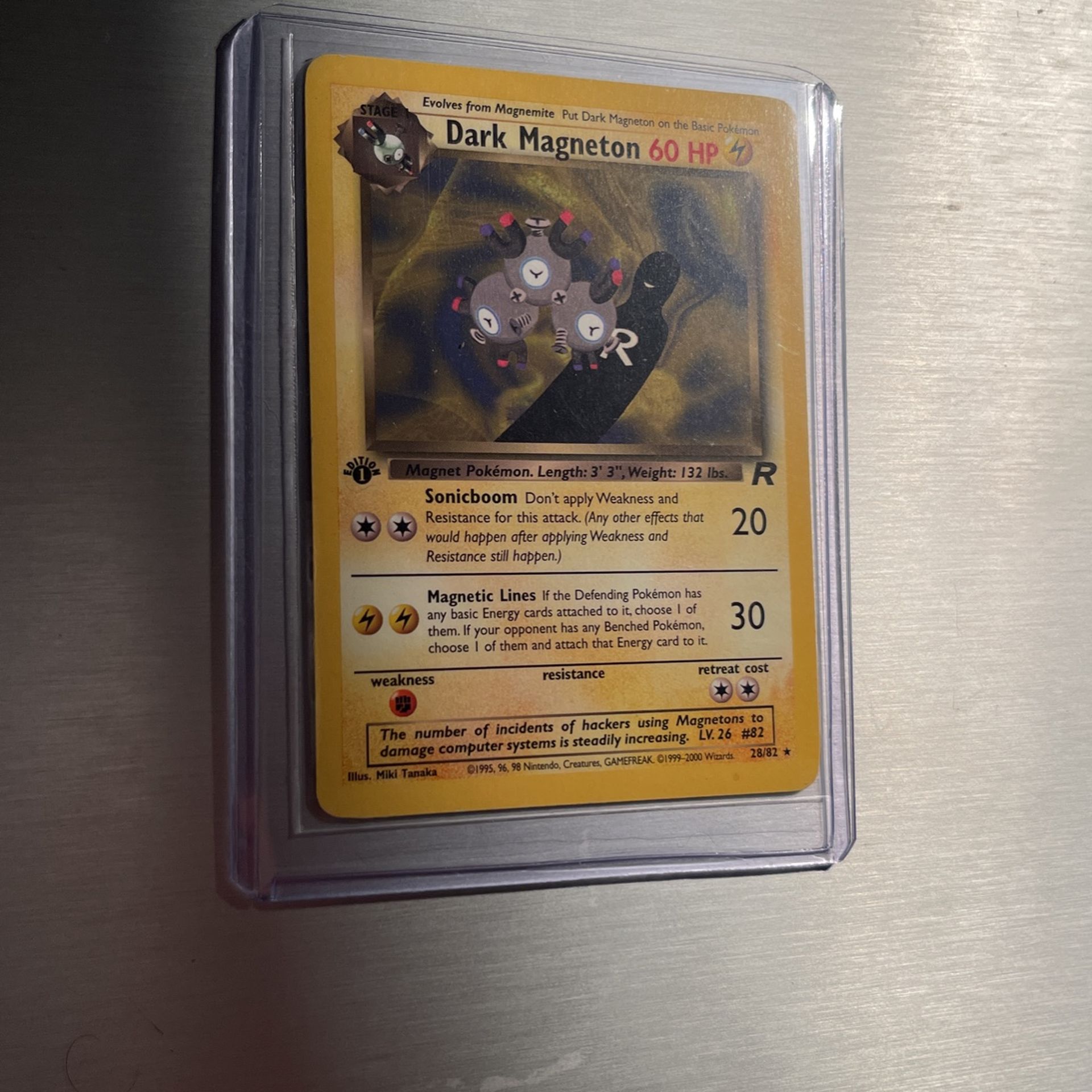 Pokemon Dark Magneton 28/82