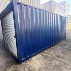 20FT STORAGE CONTAINER w/ ROLL-UP DOOR – CLEAN & READY! 