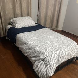 Twin Bed Frame & Twin Bed