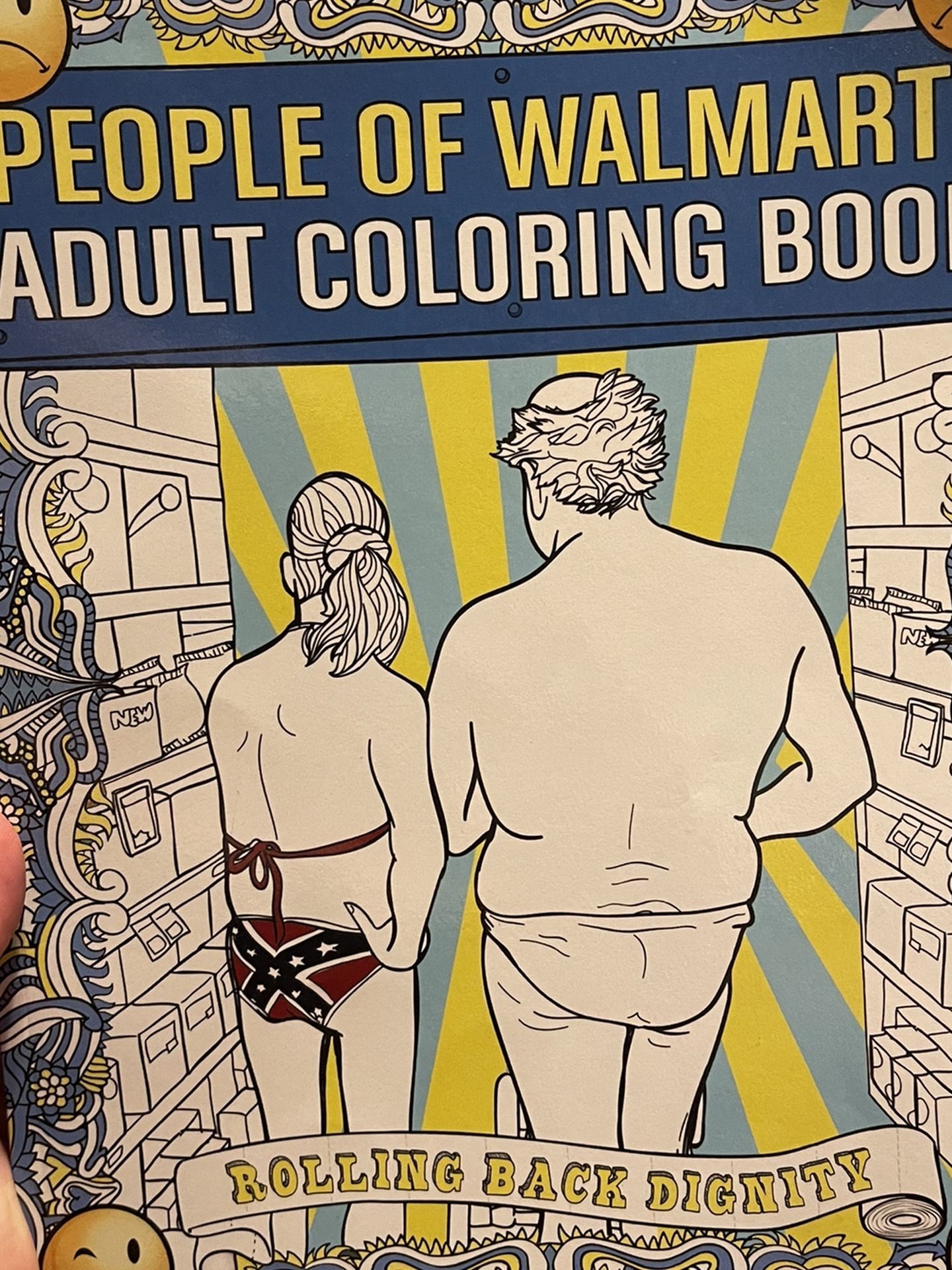 People of Walmart Adult Coloring Book