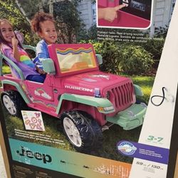 New In Box Fisher Price Powerwheels Jeep With Battery And Charger 