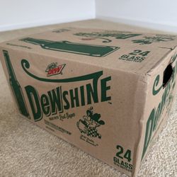 Mountain Dew Dewshine. Sealed case. 24 bottles.