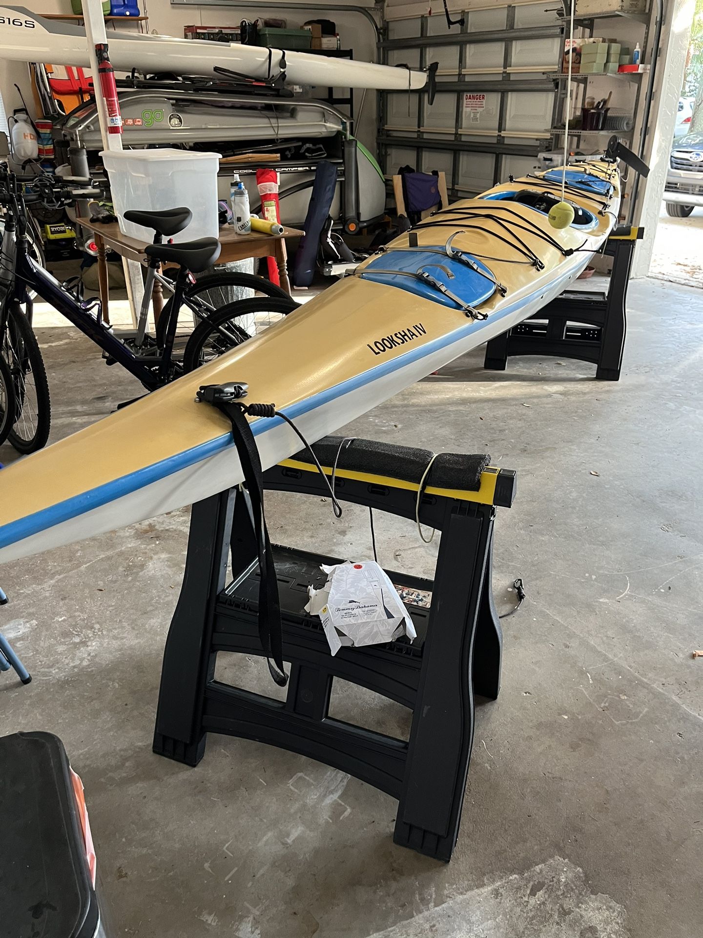 Necky Looksha IV Sea Kayak With Werner Composite Paddle for Sale in