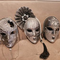 🔥  Genuine Italian Trio Custom Massacaraid Wall Decor Signed Mask
