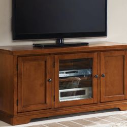 New Traditional Brown Cherry Solid Wood TV Stand