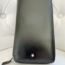 Montblanc Wallet with Zipped Pocket & Montblanc Pen