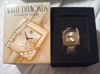 Elizabeth Taylor white diamonds watch