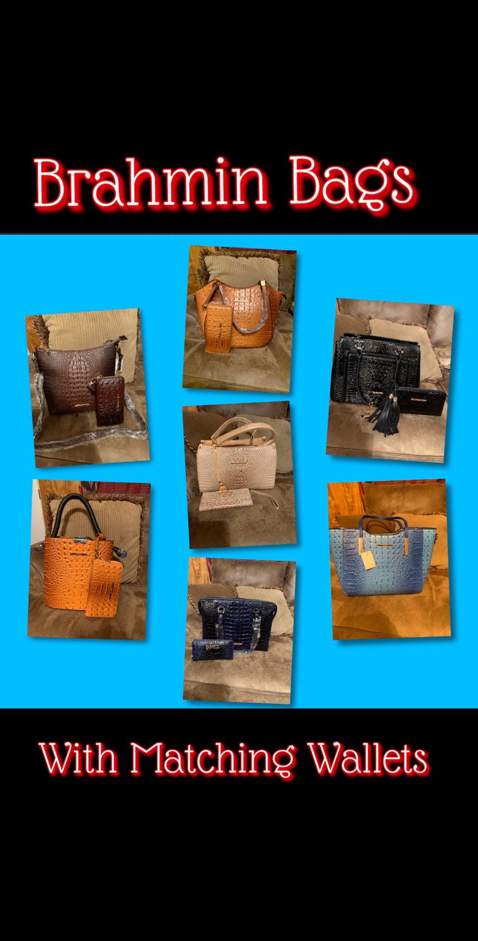 Brahmin Bags with matching wallets