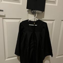 black cap and gown  kids
