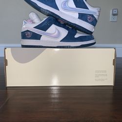 DEADSTOCK SIZE 10.5 NIKE SB DUNK LOW BORN X RAISED ONE BLOCK AT A TIME 