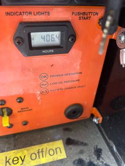 Portable diesel generator in perfect condition