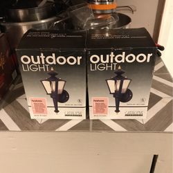 Outside garage lights $15 each price firm