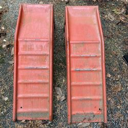 Pair Of Metal Car Ramps