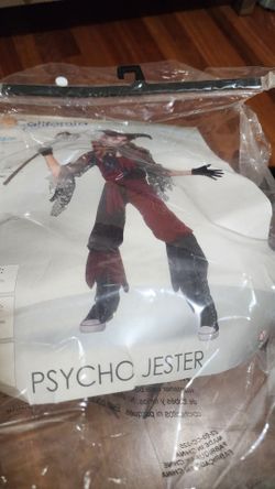 PSYCHO Jester halloween custome